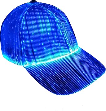 Ruconla Fiber Optic Cap LED hat with 7 