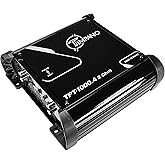 Timpano TPT-1000.4 Compact 4 Channel Car Audio Amplifier – 4 x 260 Watts at 2 Ohms – High Power Stereo 12 Volts Full Range Class D Amp Bridgeable