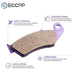 ECCPP Brake Pads Fits for Honda CR125R CR250 CR250R