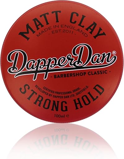 Dapper Dan Matt Clay Strong Hold Matte Finish 100 ml Leather Saffron