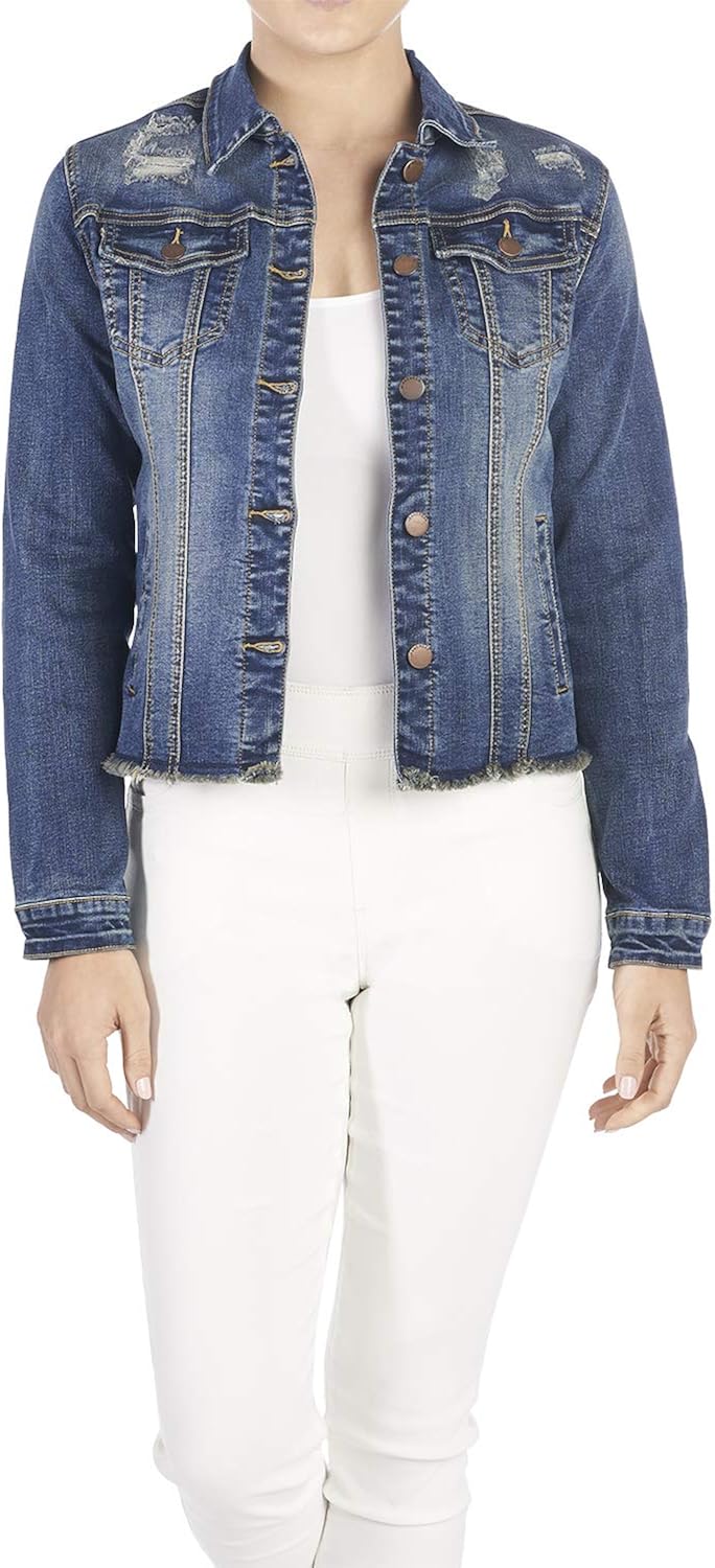 flattering jean jacket