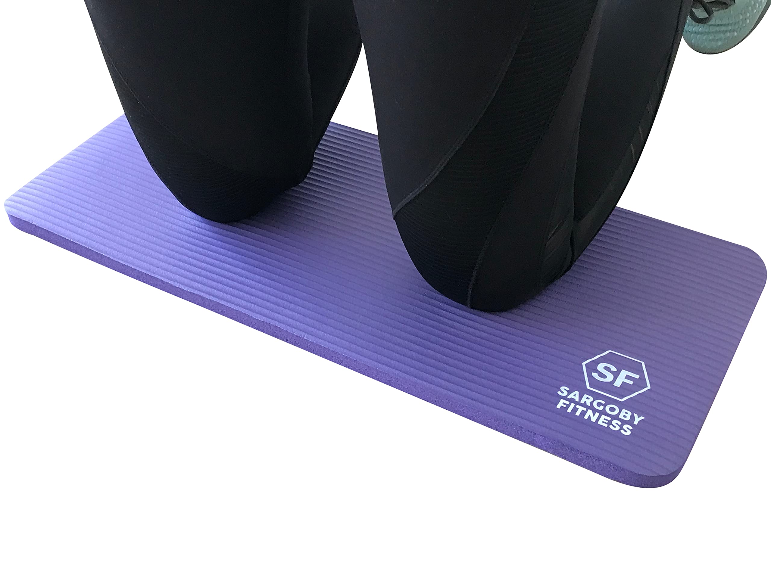 Sargoby Fitness Yoga Knee Pad 15mm (0.6'') Thick to Provide Cushioning Also use for Elbows Forearms & Wrists