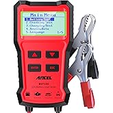 ANCEL BST100 Car Battery Tester 12V, 100-2000 CCA Load Tester Digital Automotive Alternator Battery Analyzer Charging Crankin