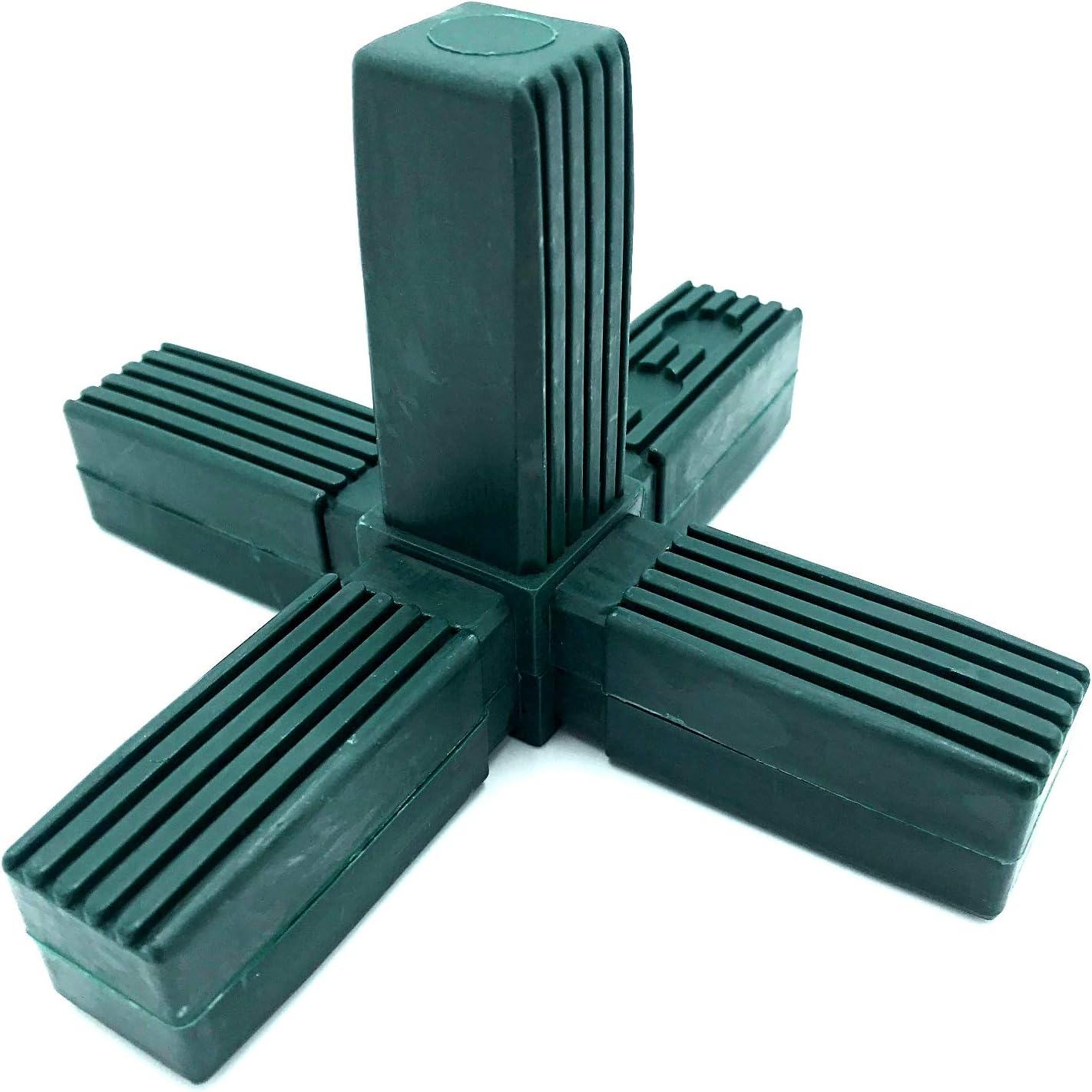 GardenSkill 5 Way Tube Connector - Attach 25mm Diameter Box Section - Build Fruit Cages, Garden Structures, Frames (Pack of 4)