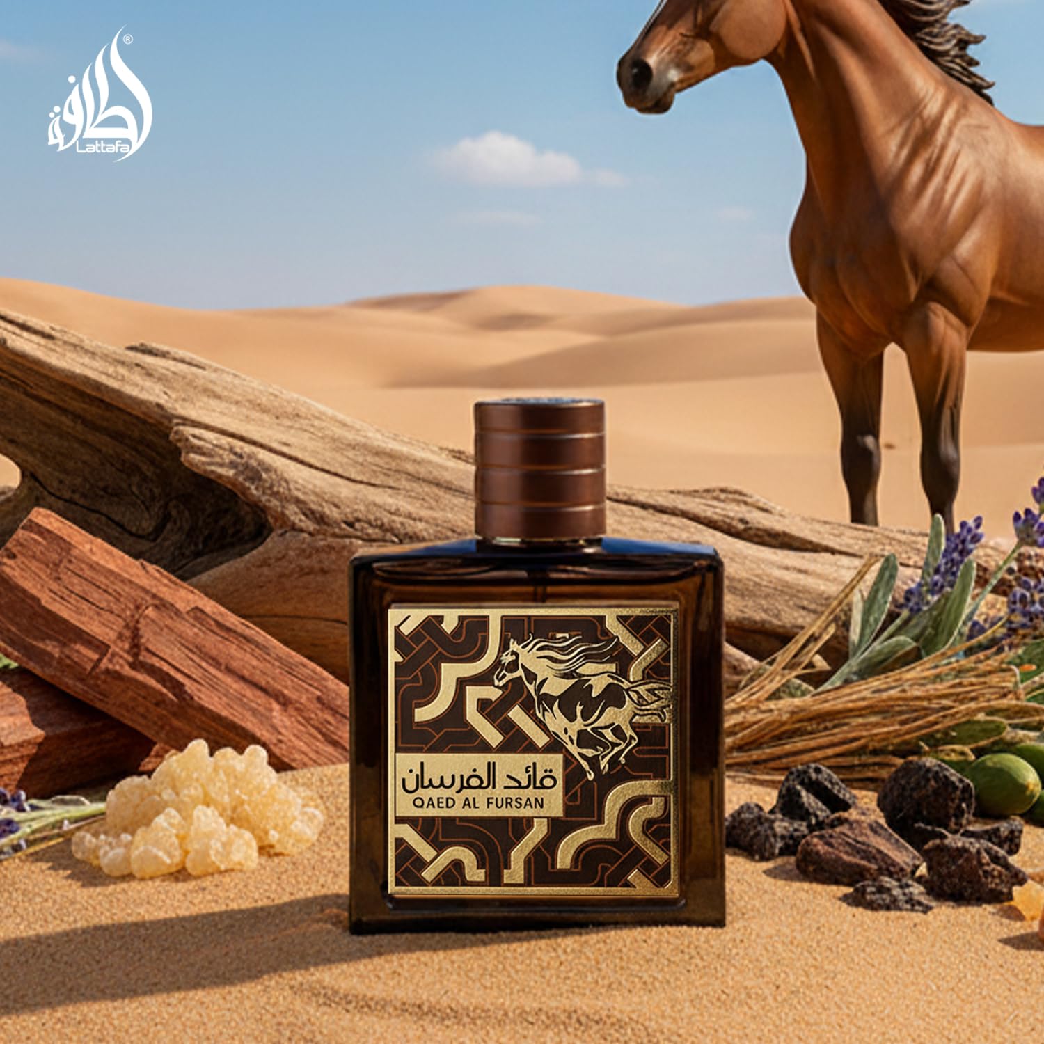 Lattafa Qaed Al Fursan Untamed - süß, warm und würzig, Amber, Aromatic, Eau de Parfum, langhaarend, Uni, 90 ml 5