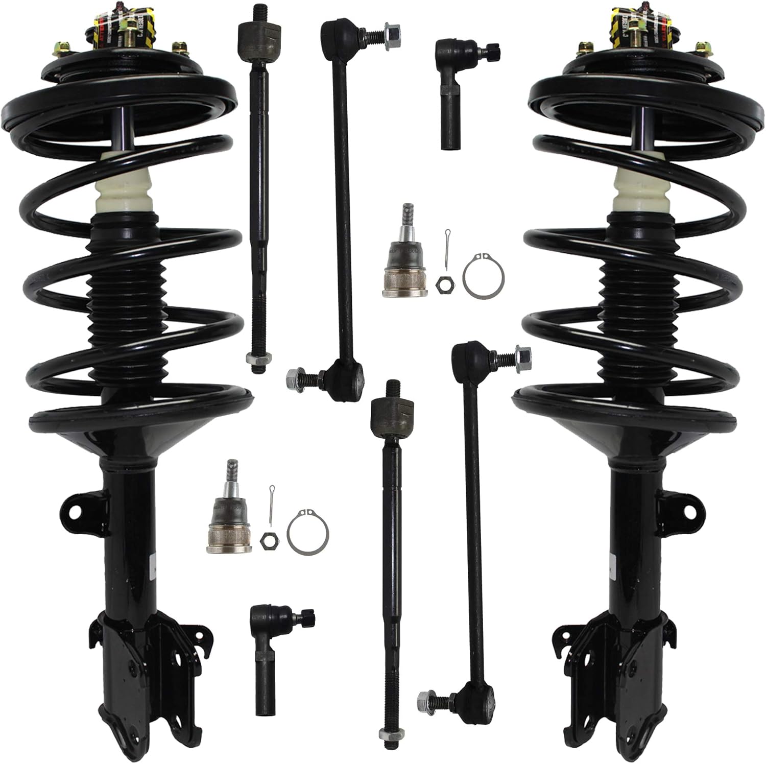 Inner and Outer Tie Rod Ends for 1999 2000 2001 Honda Odyssey 10PC