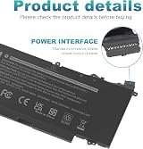 Labtec K5XWW 60Wh 7.6V Li-ion 3-Cell Battery Dell Latitude 5289 7389 7390 2-in-1 view 4