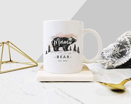 Amazon Co Jp Mama Bear マグ 新米マママグ 新米母ギフト クマ 新米親ギフト 新米ママギフト ママベア 妊娠中のお母さんへの プレゼント お母さんへのマグ ホーム キッチン