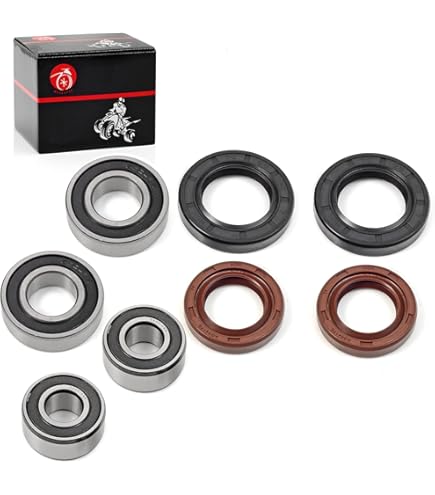 Kawasaki KAF300 Bayou 300 Rear Wheel Bearing Kit 1986-2004 KOYO Made In Japan EB