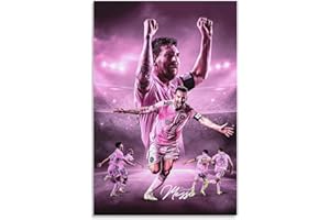 DESHVA Lionel Poster Messi Canvas Print Poster Unframe:12x18inch(30x45cm)