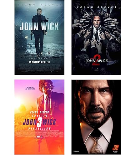 Amazon.com: newhorizon John Wick Chapter 3 Parabellum Movie Poster