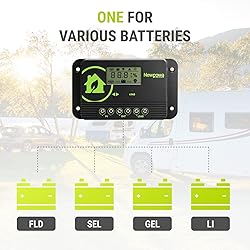 Newpowa 10A PWM Solar Charge Controller 12V/24V