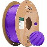 eSUN PLA+ Filament 1.75mm, 3D Printer Filament PLA Plus, Dimensional Accuracy +/- 0.03mm, 1KG Spool (2.2 LBS) 3D Printing Filament for 3D Printers, Purple
