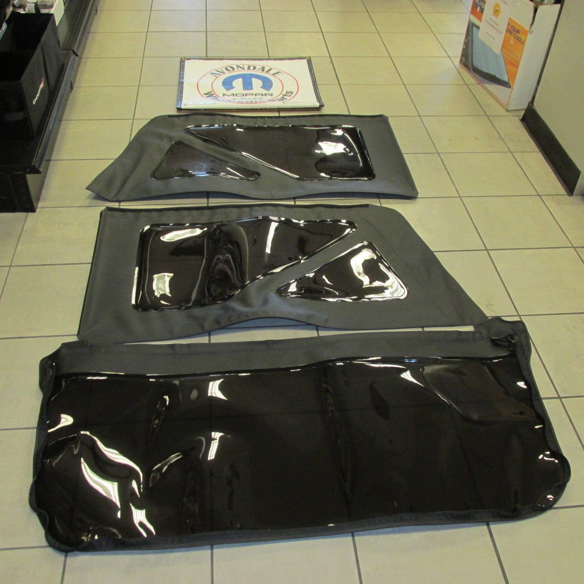 20112014 Jeep Wrangler 2 door Black top rear window replacement kit