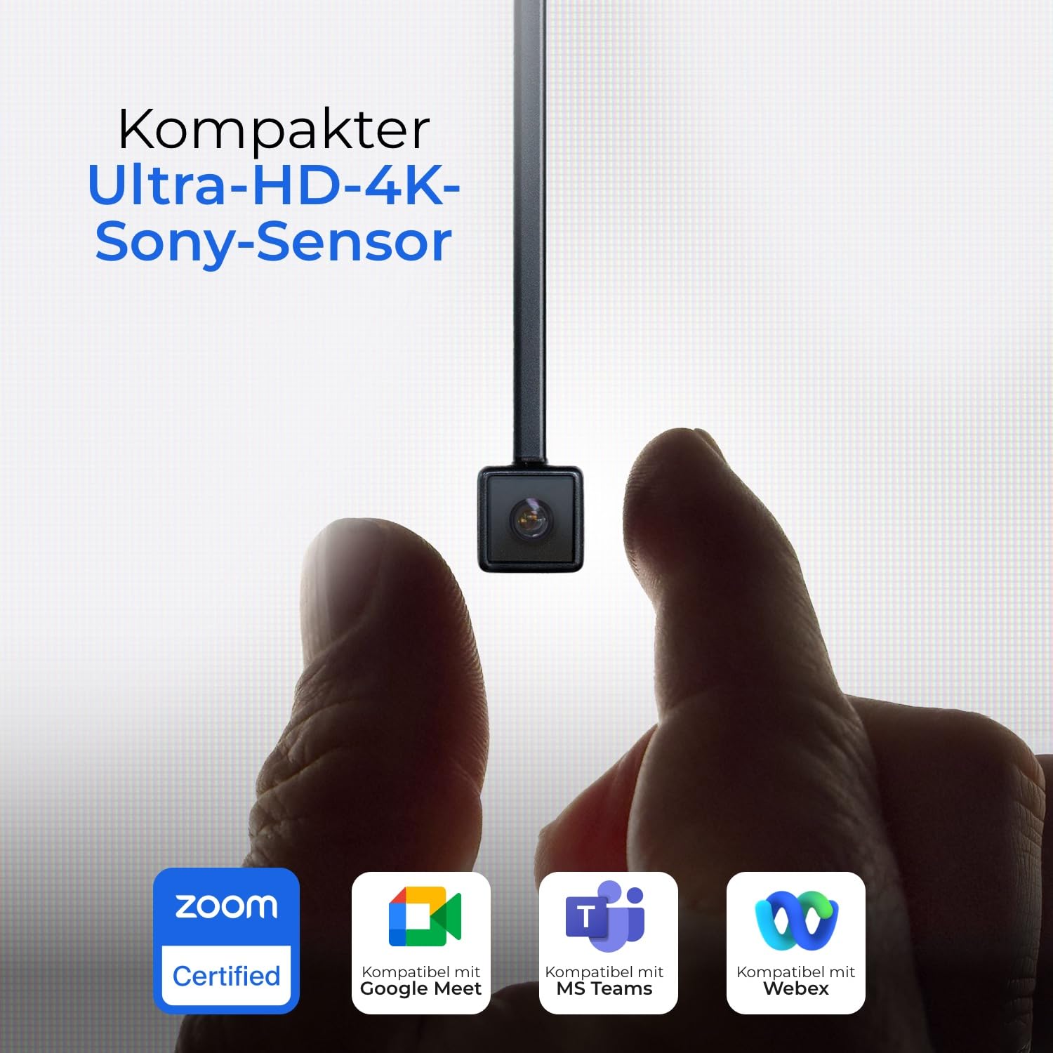 iContact Camera Pro 4K HD Webcam mit Mikrofon Augenkontakt-Webcam 5