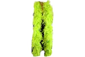 Flydreamfeathers 60 Gram, 2 yards Long Chandelle Feather Boa Great for Party, Wedding, Halloween Costume, Decoration