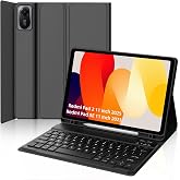 IVEOPPE Keyboard Case for Redmi Pad 2 2025/Redmi Pad SE 11 Inch 2023 | Detachable Wireless Bluetooth Folio, Pencil Holder, Light &amp; Thin, Stain-Resistant Protective Cover, Rechargable