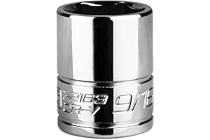 Capri Tools 9/16-Inch Shallow Socket, 1/4-Inch Drive, 6-Point, SAE