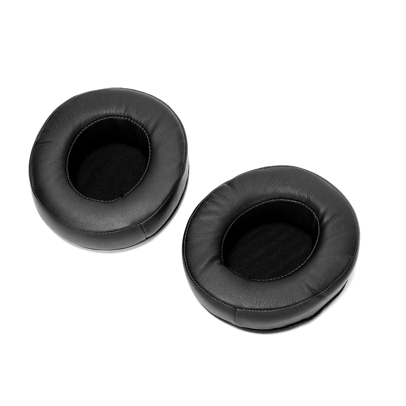 1 Pair Protein Leather Ear Cushions Compatible with Audio Technica ATH-M50/Shure SRH440/Koss DJ100/Takstar Earphones Ear Pads