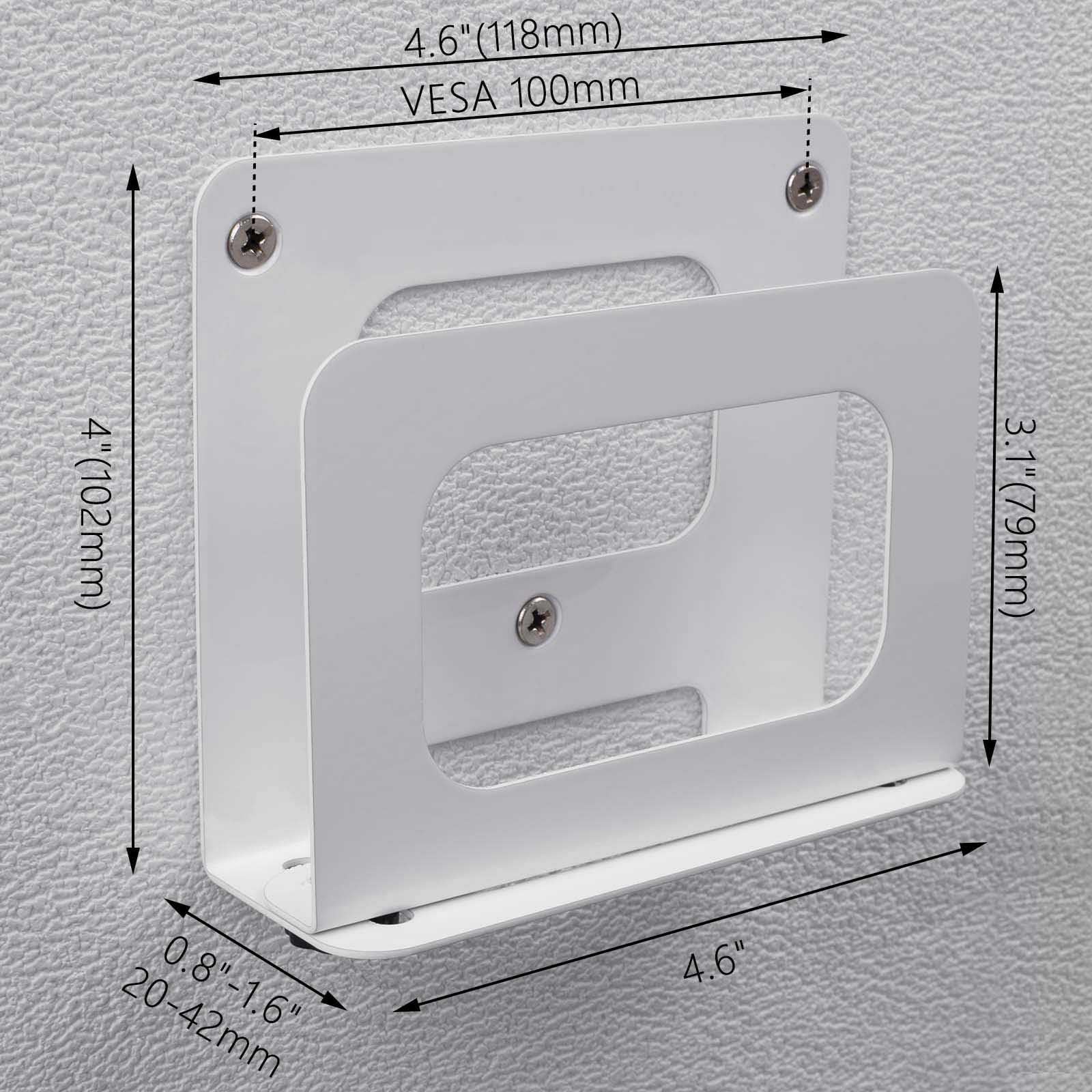 Mua Cable Box Mount Adjustable Small Wall Mount Holder for Narrow Media ...