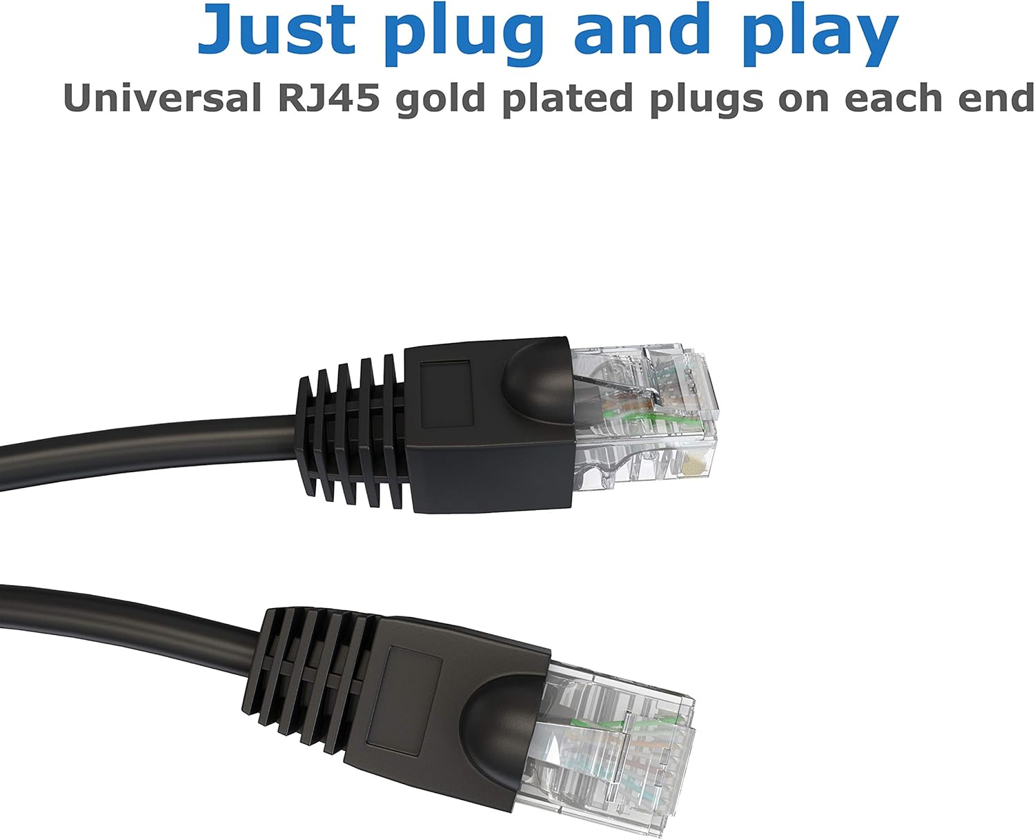 Cable Sourcing - 100ft (30m) CAT5e Cable, External (Outdoor use) & Internal, 100% Solid Copper, Ethernet, CCTV, 10/100/1000mb, RJ45 Plugs, Networking & Patch Cable: Electronics