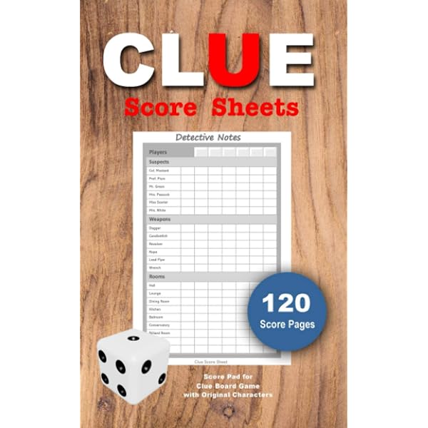 thumbnail image 2 of 6 Replacement Detective Note Pads For Clue Board Game – 25 Sheets Each – New 2 of 3