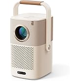 [Sound by JBL & Built-in Battery] Yaber T2 Outdoor Projector with WiFi 6 and Bluetooth, Native 1080P Smart Movie Portable Pro