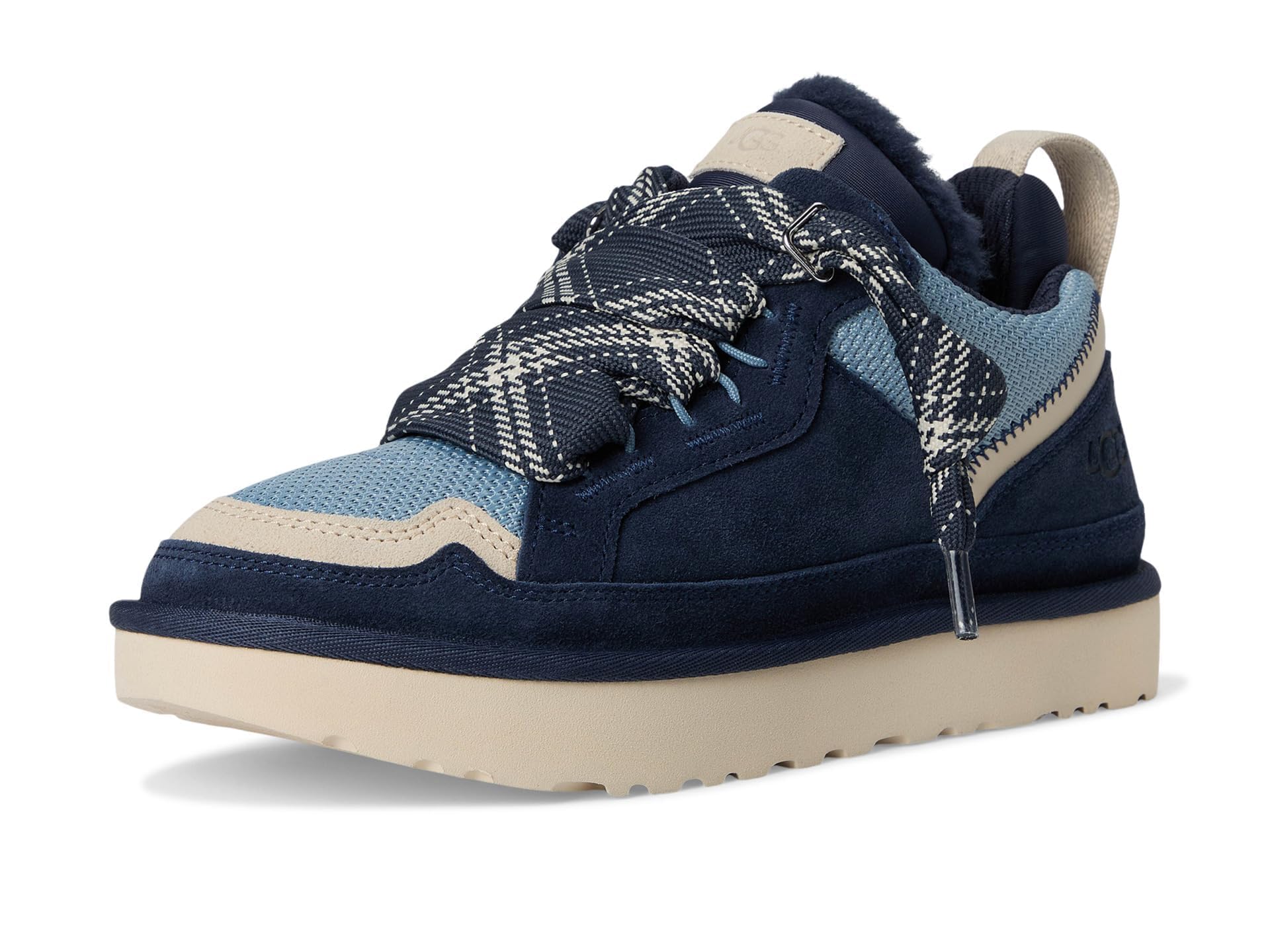 UGG Women's Lowmel Sneaker, Dark Indigo/Sea Salt, 12 Image