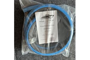 MIDNIGHT MARINE 250 Series Hardwall Water/Exhaust Marine Hose with Wire Shieldsflex II 116-250 thermostat housing manifold hose Mercruiser (I.D. 1" x 5' feet)