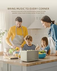 MLOVE Retro Portable Bluetooth Speaker with Aux