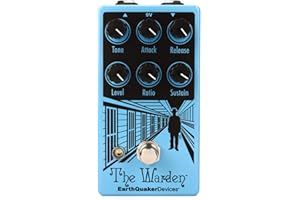 EarthQuaker Devices The Warden V2 Optical Compressor Guitar Effects Pedal