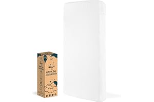 Dream On Me Baby Zzz 5” Full-Size Crib & Toddler Bed Mattress in a Box – GREENGUARD Gold & JPMA Certified, Breathable, Water-Resistant, Machine Washable Cover, Fits Full Size Baby Cribs & Toddler Beds