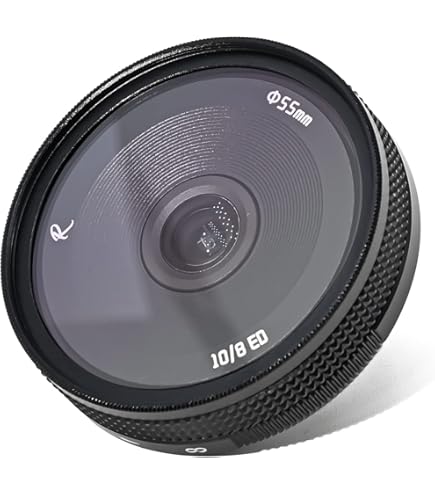 AstrHori Obiettivo Fisheye 6,5mm F2.0 APS-C - 192° Ultra Grandangolare Circolare, Messa A Fuoco Manuale Per Fuji X-Mount