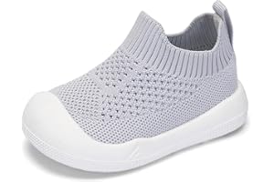 Engtoy Baby Shoes Baby Sock Shoes Baby Walking Shoes Infant Non-Slip Breathable Slippers with Soft Rubber Sole Baby Boys Girls Slip On Sneakers