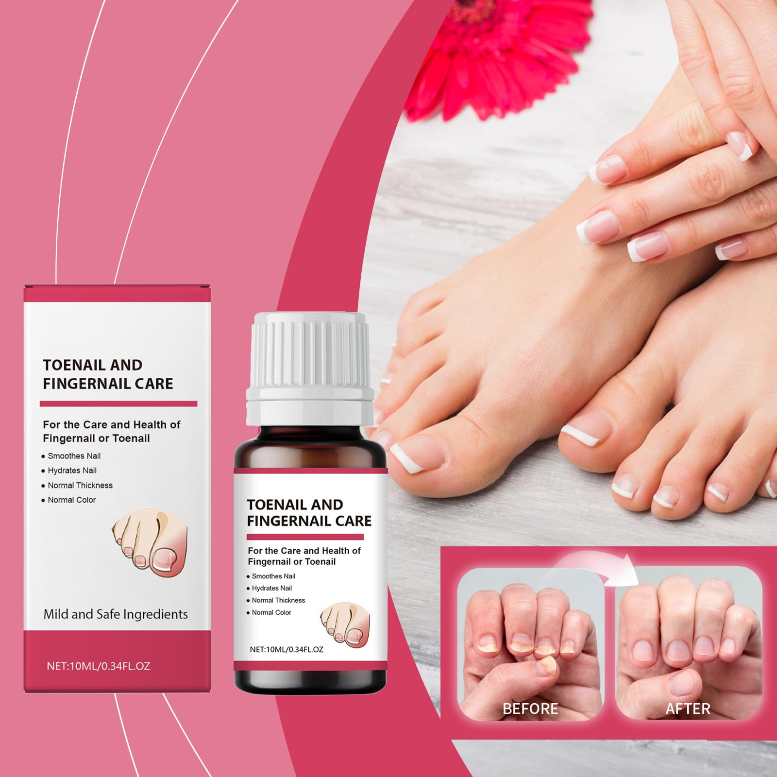 Toenail Fungus Treatment Extra Strength, Nail Fungus Treatment for Toenail,Toenail Fungus Treatments,Natural Ingredients 2 Bottles - Image 6