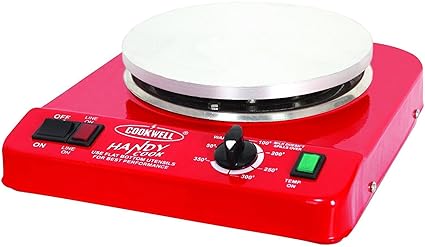 Cookwell Steel Portable Hotplate/Cooktop (Red)