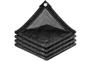 vensovo 70% Sunblock Shade Cloth Net Black Resistant - 3x6 Ft Garden Shade Mesh for Plant Cover, Greenhouse, Chicken Coop, Kennels, Tomatoes Plants