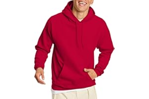 Hanes EcoSmart Hoodie, Midweight Fleece, Pullover Hooded Sweatshirt for Men