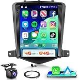 4G+64G Car Radio Stereo for Chevrolet Cruze 2009-2015 with Wireless CarPlay Android Auto,Tesla Style 9.7 Inch IPS Touch Screen Android 13 GPS WiFi Bluetooth DSP Audio USB Dual Mic HD Rear Camera