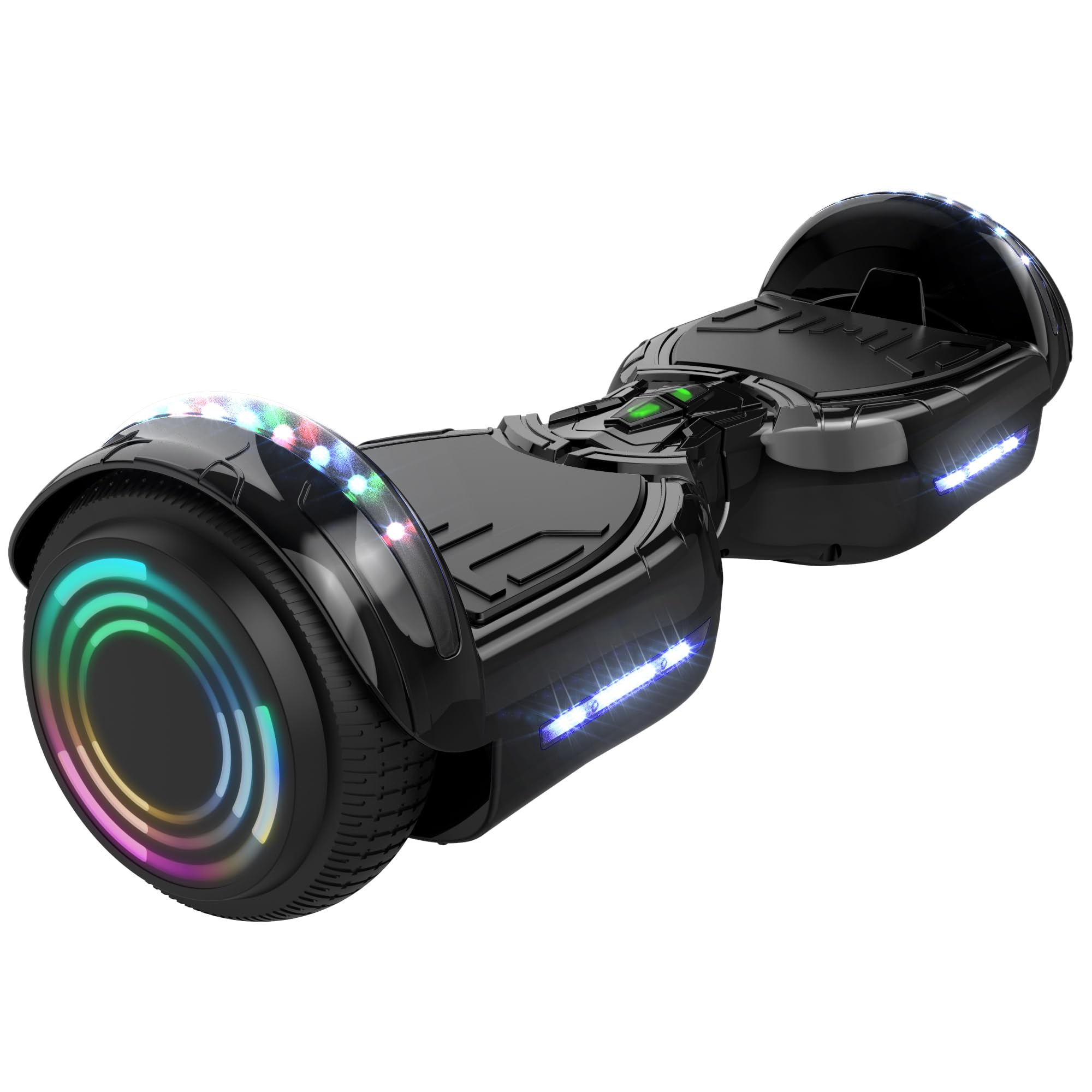Photo 1 of **NOT TURNING ON, NOT CHARGED** *UNKNOWN BATTERY LIFE** Hoverstar Bluetooth Hoverboard, LED Wheels Chrome Color Self Balance Scooter for Kids, Teenager (Chrome Black)