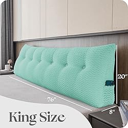 ZOEMO Large Bolster Triangular Headboard Wedge