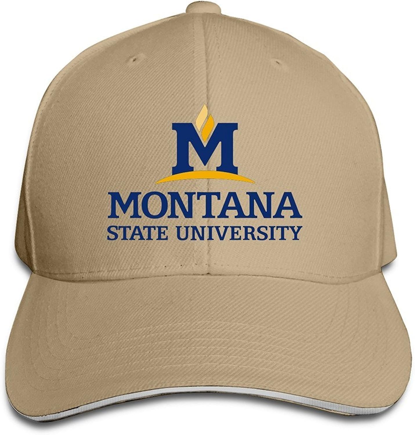 Montana State University Fitted Sandwich Peaked Baseball