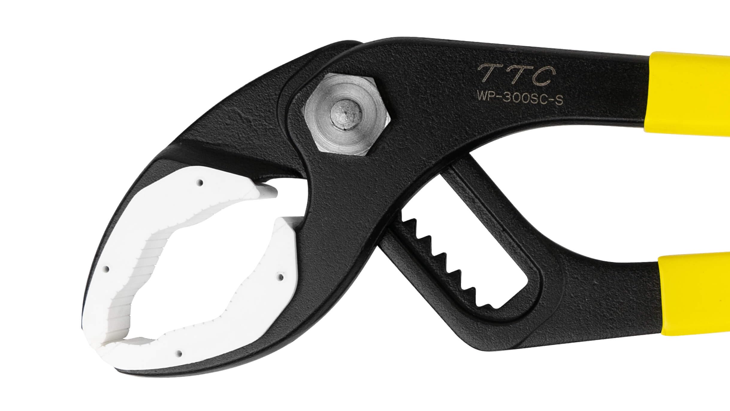 Tsunoda WP-300SC-S, Water Pump PLA-iers, Soft Resin Jaw Water Pump Pliers w/built-in-spring, 12-inch