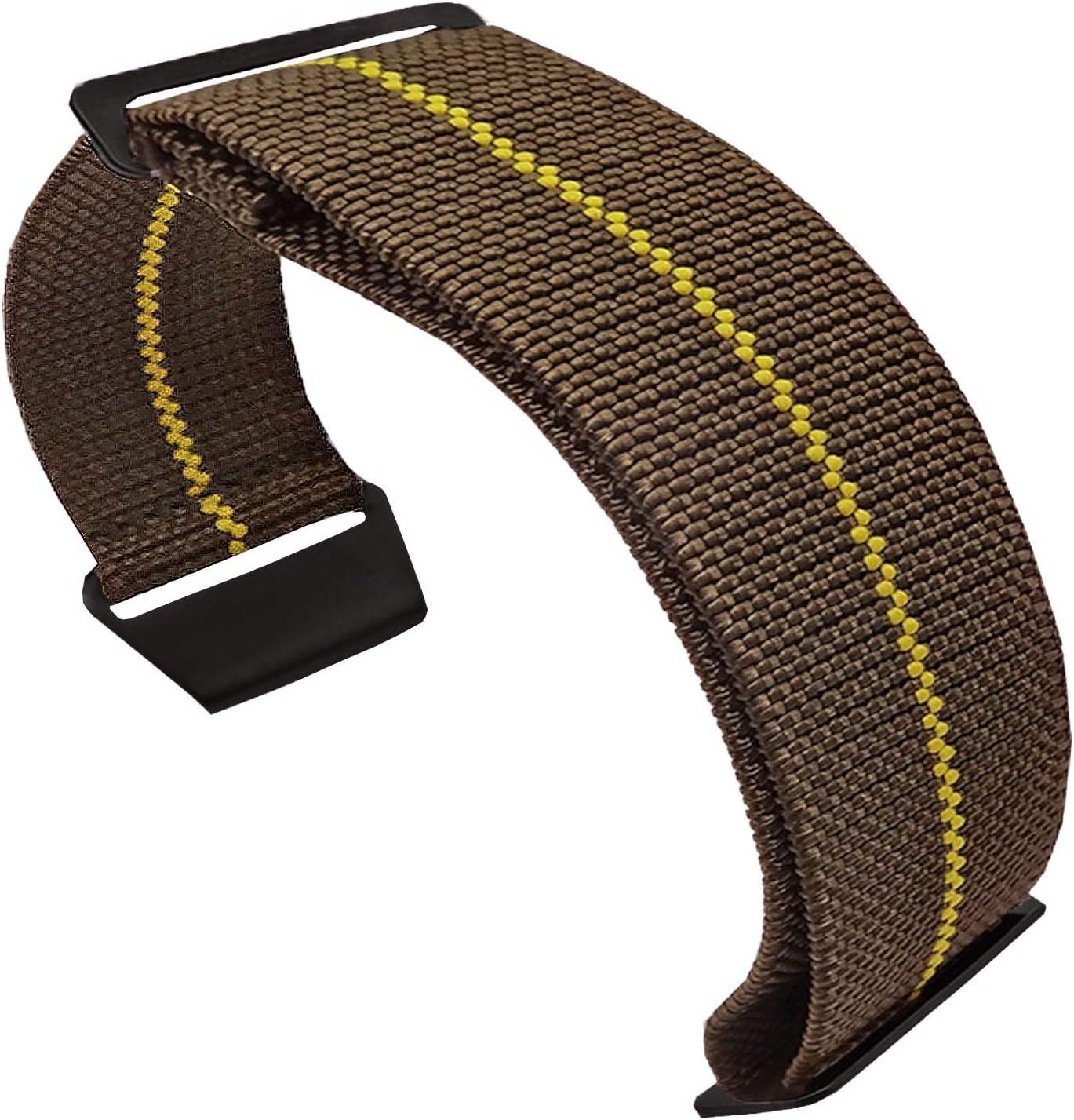 Strap Elastic Watch Band Military Watch Strap Canvas Nylon Watch Strap 20mm 21mm 22mm Watch Bands Black Hook Buckle