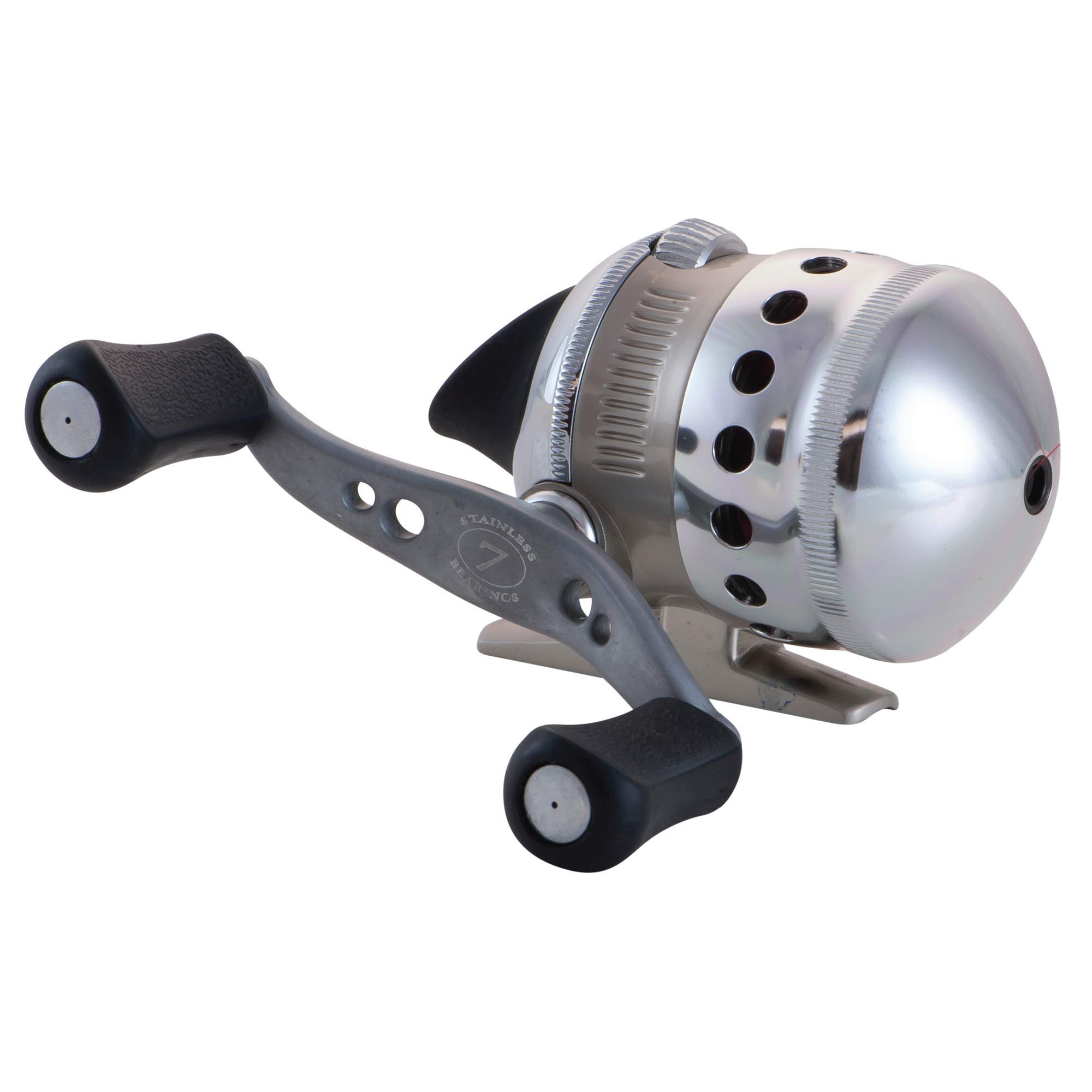 ZEBCOOmega Spincast Fishing Reel, 7 Bearings (6 + Clutch), Instant Anti-Reverse with a Smooth Dial-Adjustable Drag, Powerful All-Metal Gears and Spare Spool