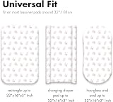 GLLQUEN BABY 4Pack Moses Basket Fitted Sheets 100% Microfiber view 3