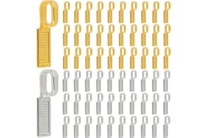 ASUNFO 100 Pcs Glue on Flat Pad Bails for Pendant Rectangle Pinch Bails Connector Hanger Jewelry Base Blank Settings for Jewe