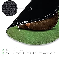 Funny Green Round Mouse Pad Mouse Pad for
