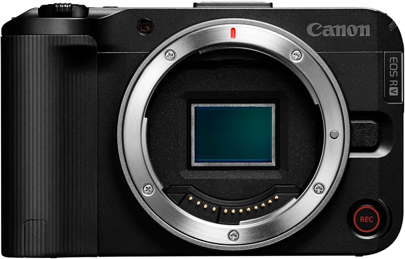 EOS R50 V - Fotocamere per Vlogging (Solo Corpo) | Compatibile con Obiettivi Canon RF | Attrezzatura per Content Creator, Vlog e Viaggi | Connettività Bluetooth