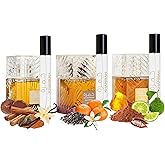 Equivalence KHAMRAH 3 Pieces Set Eau De Parfum Spray for UNISEX edition travel Size BUNDLE 0.34 Ounce KHAMRAH +DUKHAN+QAHWA, LARGE BOTTLES NOT INCLUDED It is only a reference